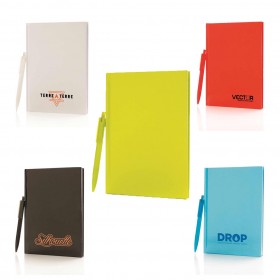 A5 Hard Cover Notebook With Pen - XD