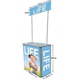 Portable Promotional Kiosk Stand - Event Stand