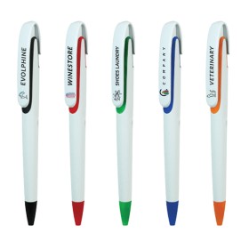 Custom Plastic Pens with Logo – Screen & UV Printing
