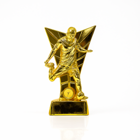Golden Football Action Trophy (23cm)
