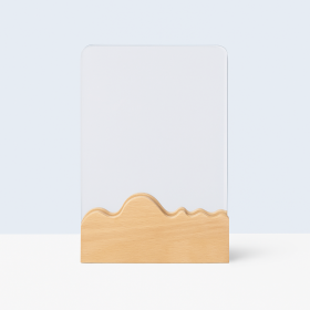 Wood and Glass Trophy Model (23cm)