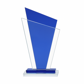 Blue Crystal Trophy (25cm)