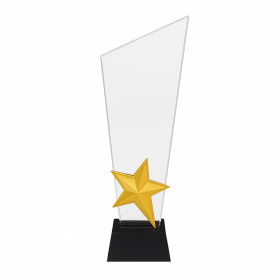 Premium Crystal Star Trophy (29cm)