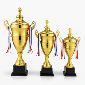 Royal Gold Cup Trophy 3 Set (58cm, 51cm, 44cm)