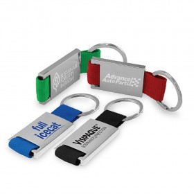 Personalized Metal Keychains w/ Strap