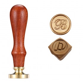 Premium Wooden Handle Brass Wax Seal Stamps
