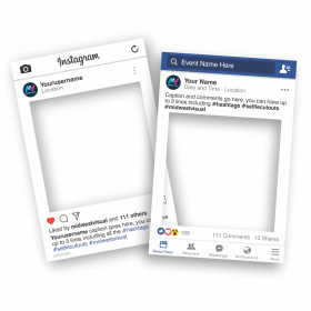 Social Media Frames (Instagram frame for photoshoot)
