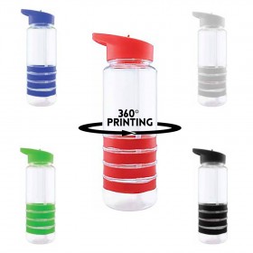 360° Promotional Sport Water Bottles with straw - 750 mL 