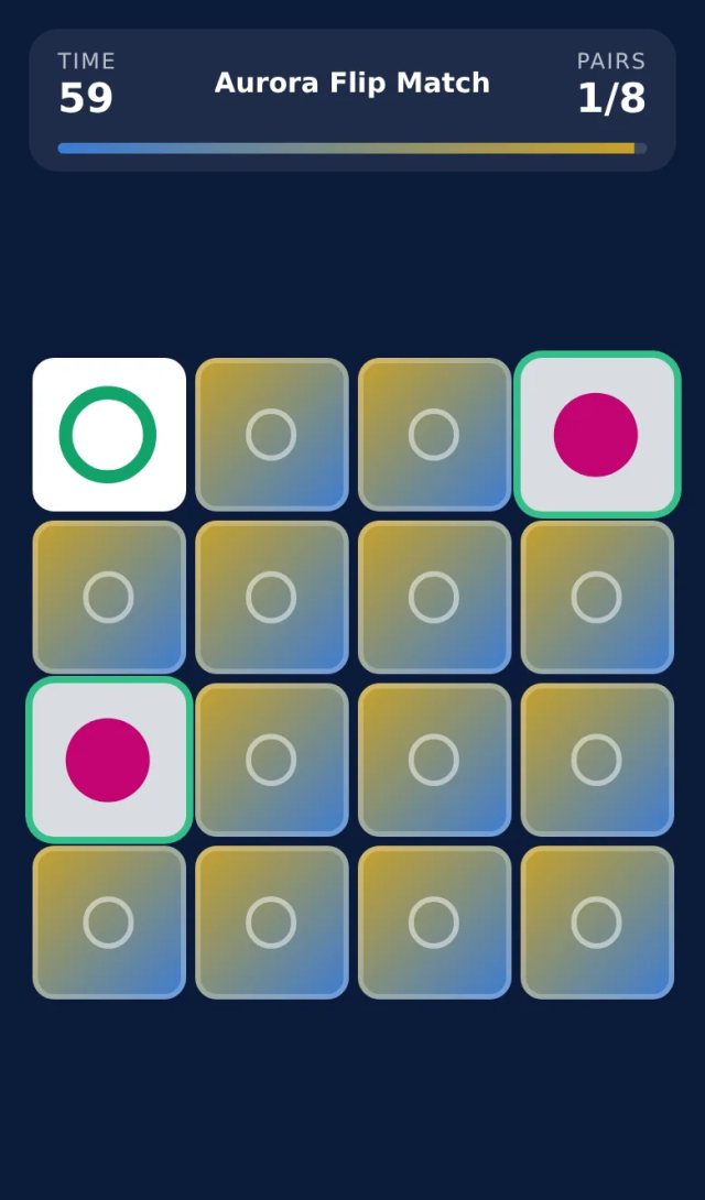 Branded memory-pairs exhibition stand game being played on a visitor phone at a Dubai trade show
