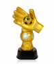 Golden goalkeeper trophy product image
